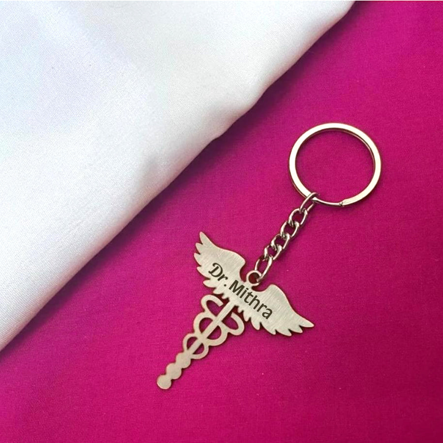 Doctor’s Personalized Metal Keychain