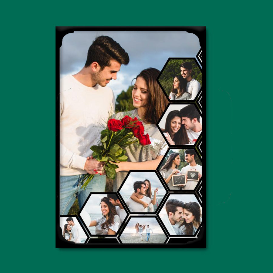 9 Pics Photo Collage Template