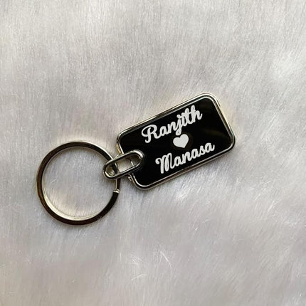 Personalized Premium Metal Key Chain with Name engraved