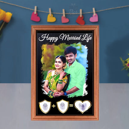 Thumb Impression  8x12in frame