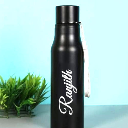 Personalized Water Bottle with Name,  Custom Engraved Stainless Steel Water Bottle 750ml,